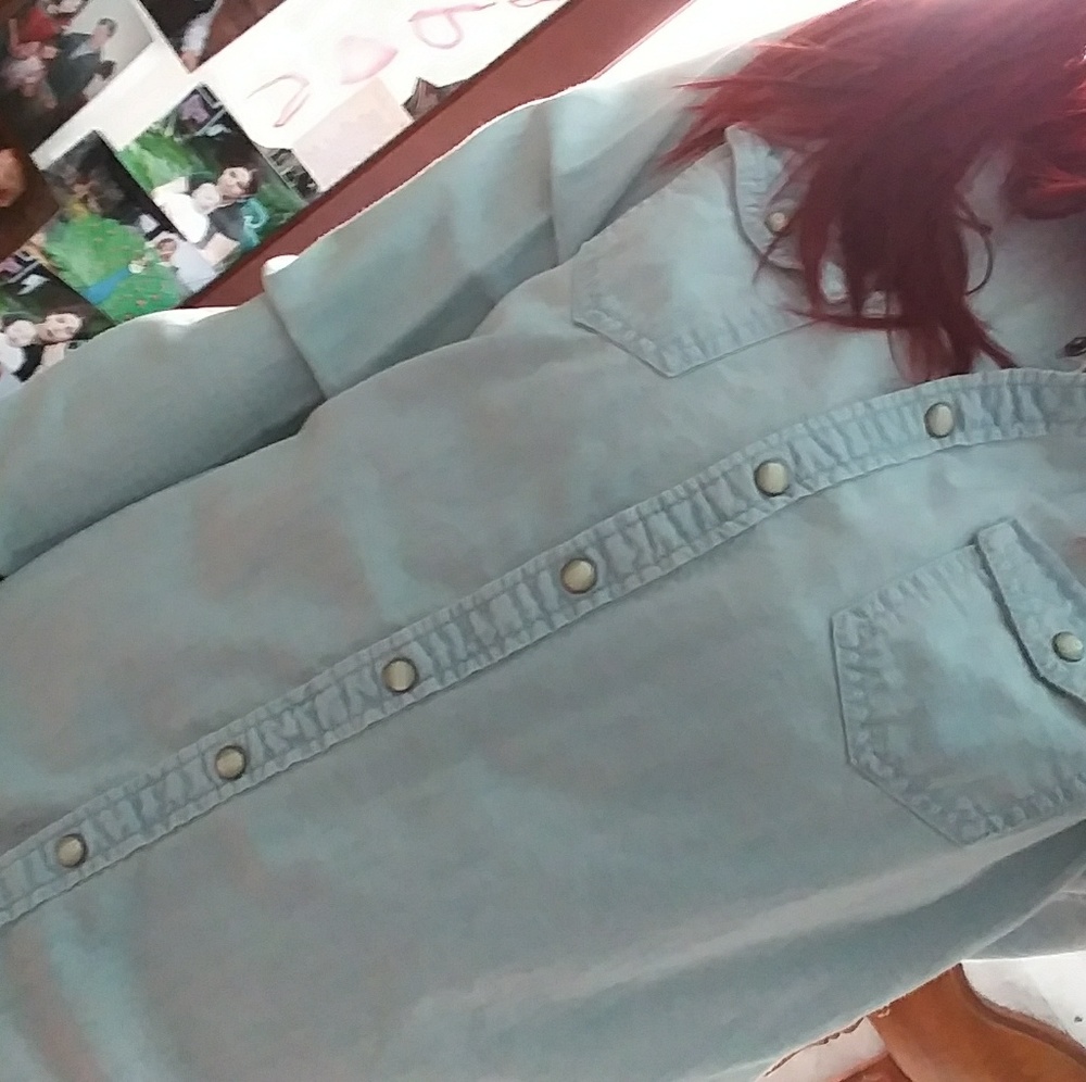 Light Blue Button Up